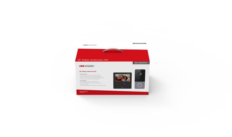 Kit Videointercom HIKVISION DS-KIS606-P Negru