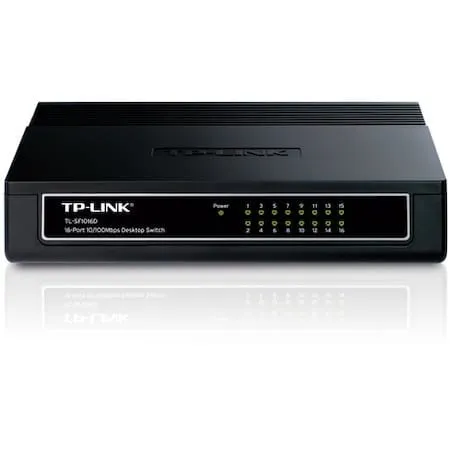 Switch TP-LINK TL-SF1016D 16 Porturi 10/100 Mbps - imagine 2