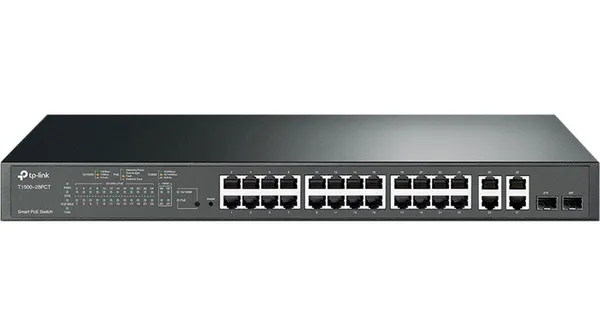 Switch TP-LINK TL-SL2428P 24 Porturi 10/100Mbps PoE+ - imagine 4