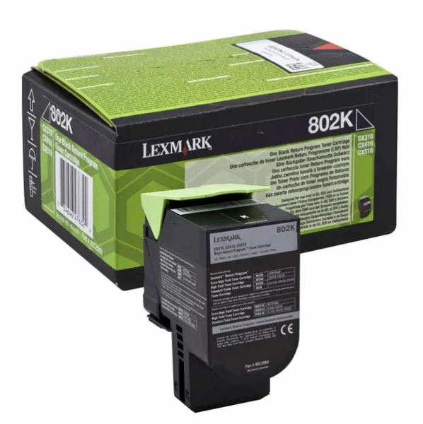 Toner LEXMARK 80C20K0 Black Original 1000 Pagini - imagine 2