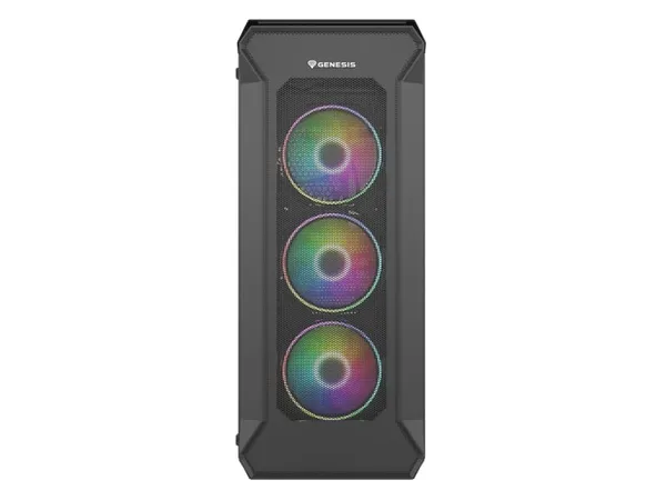 Carcasă PC GENESIS IRID 505 V2 Mid Tower ARGB Negru cu Geam Sticlă