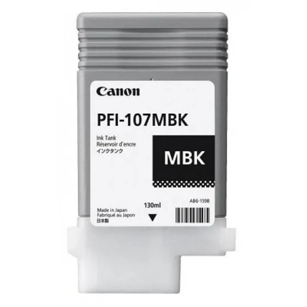 Cartuș Cerneală CANON PFI-107MB Matte Black 130ml Original - imagine 1