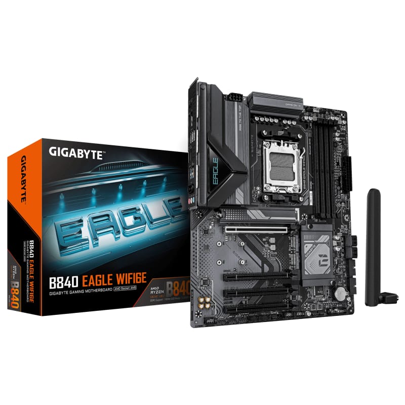 Placă de bază GIGABYTE B840 EAGLE WIFI 6E AM5 mATX