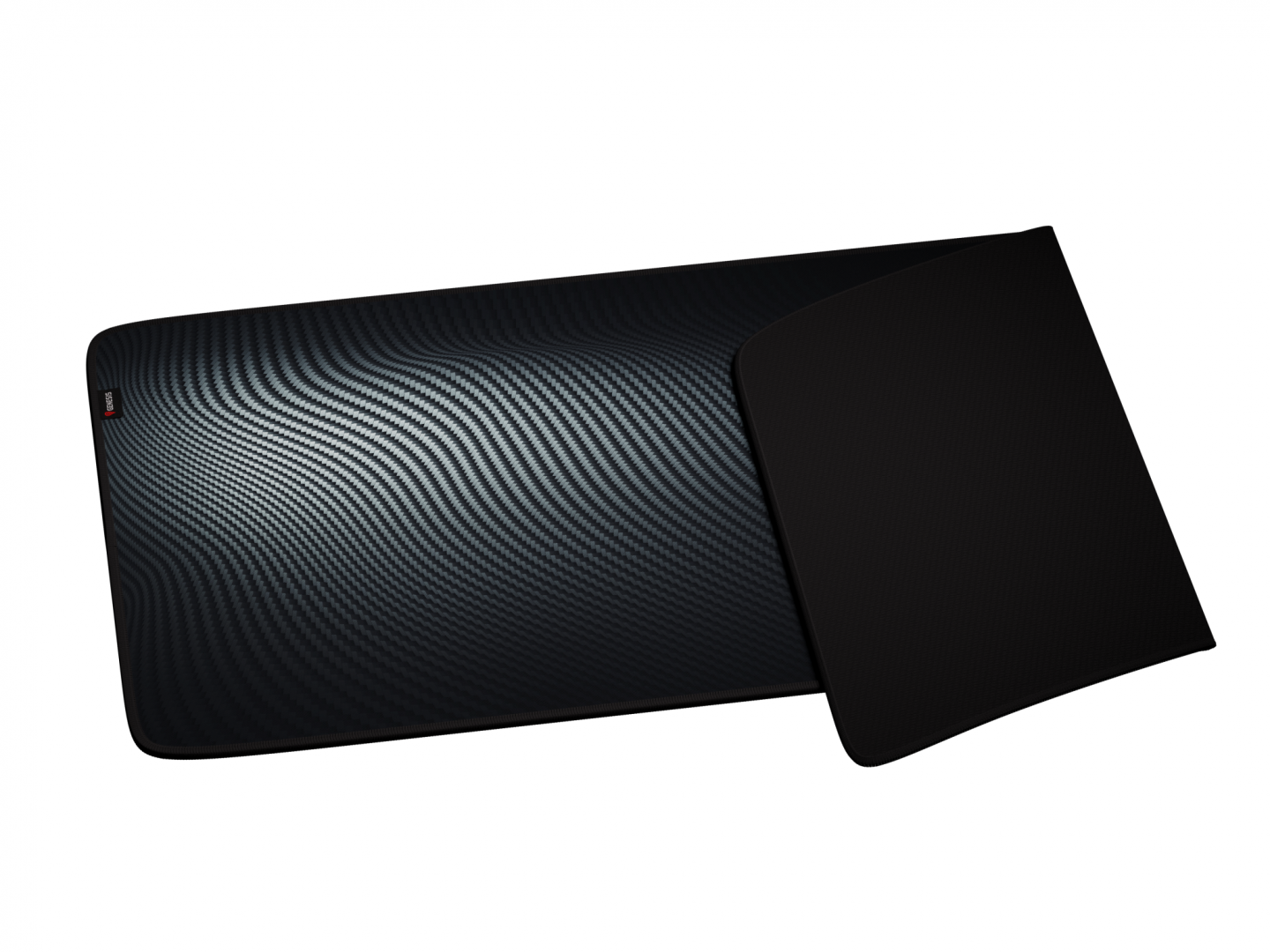 Mousepad GENESIS Carbon 500 Maxi Ultra Wave Impermeabil RGB Negru/Gri - imagine 3