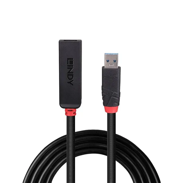 Adaptor USB LINDY 3.0 Active Extension Slim 5 m 5 Gbps - imagine 3