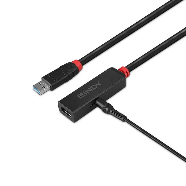 Adaptor USB LINDY 3.0 Active Extension Slim 5 m 5 Gbps - imagine 2