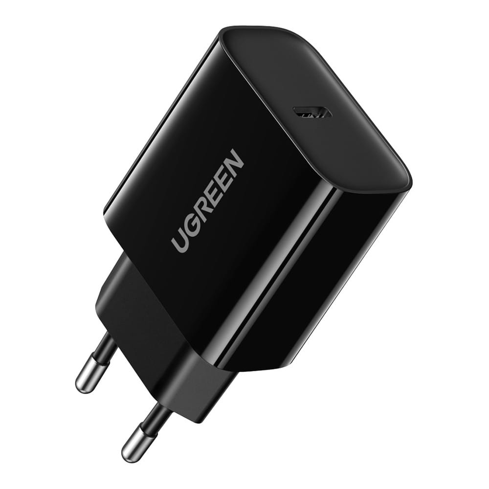 Încărcător Rețea UGREEN CD137 Quick Charge 18W USB-C Negru