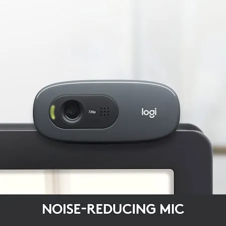 Webcam LOGITECH C270 HD 720p Negru 960-001063 - imagine 3