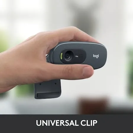Webcam LOGITECH C270 HD 720p Negru 960-001063 - imagine 4