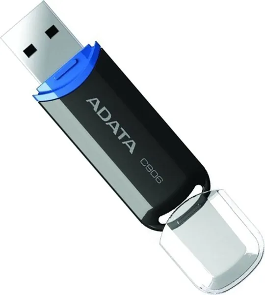Memorie USB ADATA C906 32GB USB 2.0 Negru AC906-32G-RBK