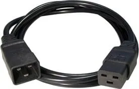 Cablu Alimentare GEMBIRD PC-189-C19 C19-C20 16A Negru