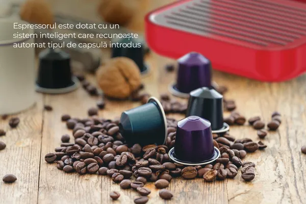 Espressor cu Capsule HEINNER Cafe Supreme HEMC-DD15RED Roșu - imagine 7