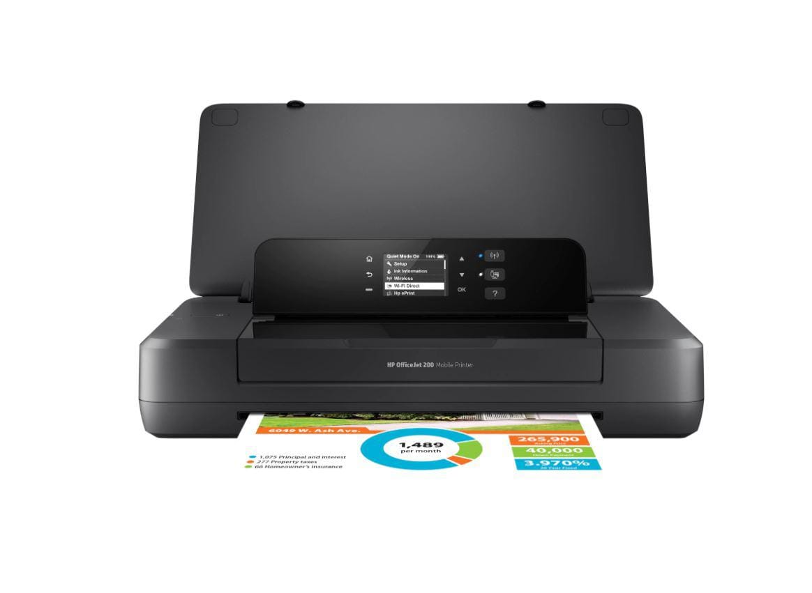 Imprimanta HP OfficeJet 200 Mobile Printer Color A4 USB Wi-Fi CZ993A