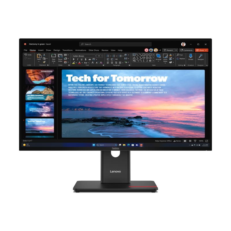 Monitor LENOVO ThinkVision T27QD-40 27 inch WQHD Negru