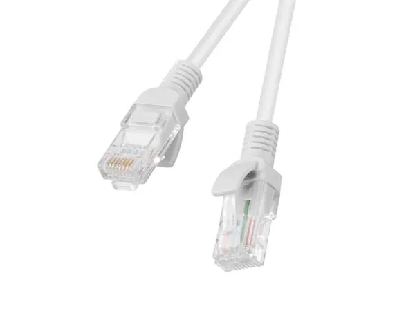 Patch Cord LANBERG Cat.5e UTP 10 m Gri Fluke Passed