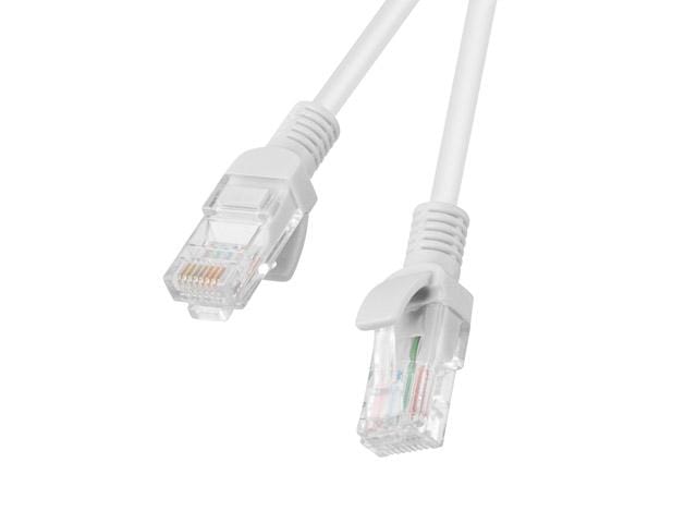 Patch Cord LANBERG Cat.5e UTP 10 m Gri Fluke Passed