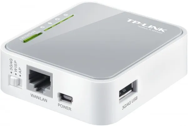 Router Wireless TP-LINK TL-MR3020 Single-Band Argintiu - imagine 2