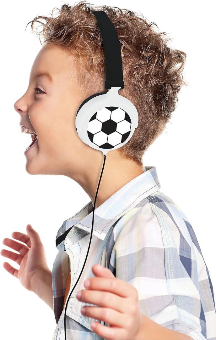 Căști Copii LEXIBOOK Pliabile Design Fotbal HP015FO - imagine 4