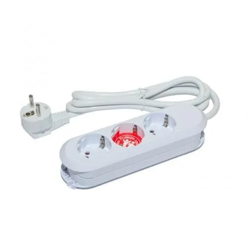 Prelungitor BACHMANN SMART 3 Prize Schuko 1.5m Alb