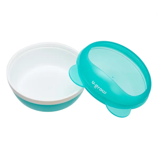 Bol U-GROW 2 in 1 cu Capac 220 ml pentru Diversificare - imagine 2