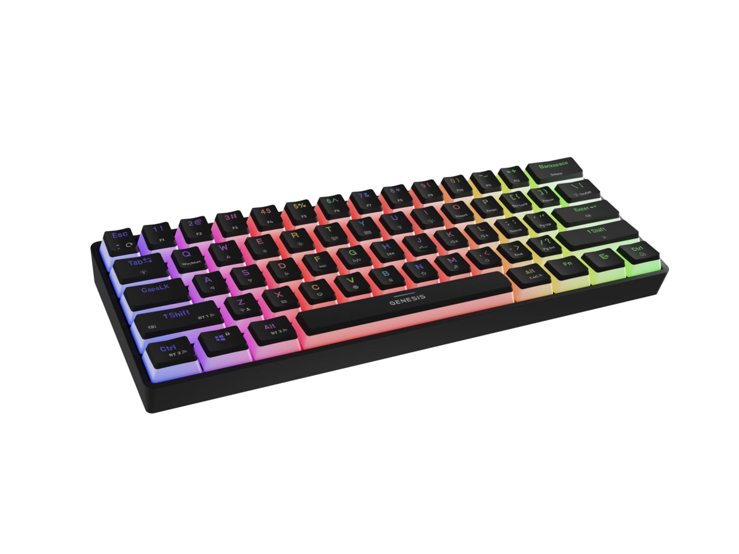 Tastatură Gaming GENESIS Thor 660 G2 Wireless 60% RGB Negru
