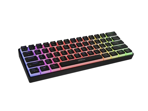 Tastatură Gaming GENESIS Thor 660 G2 Wireless 60% RGB Negru