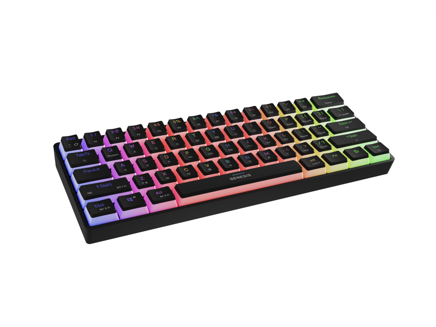 Tastatură gaming GENESIS Thor 660 G2 Wireless 60% RGB Negru