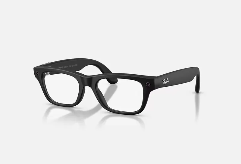 Ochelari Smart RAY-BAN Meta Blayzer Optics Gen 2 Matte Black RW7001 - imagine 2