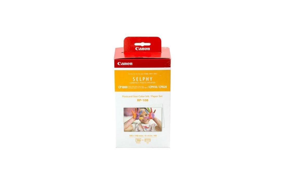 Set Hârtie și Cartuș CANON RP-108 Color 108 Printuri