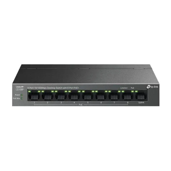 Switch TP-LINK LS109P 9 Porturi PoE Metal