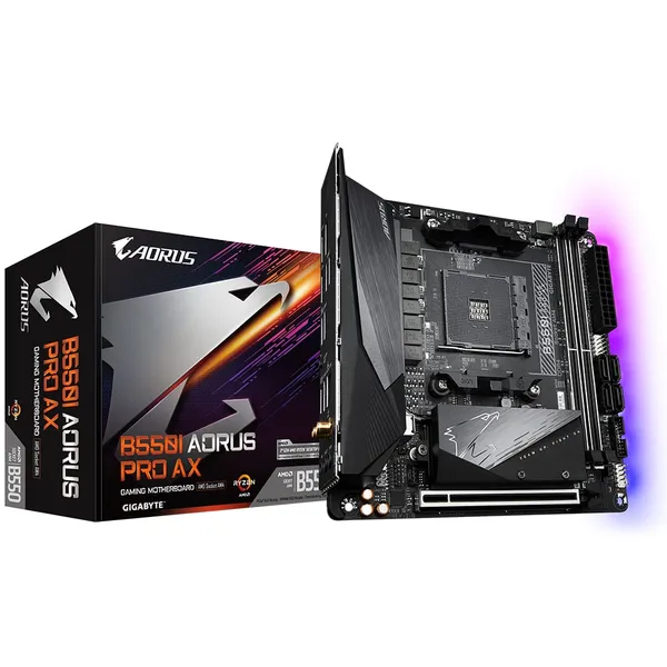 Placă de bază GIGABYTE B550I AORUS PRO AX Socket AM4 Mini-ITX