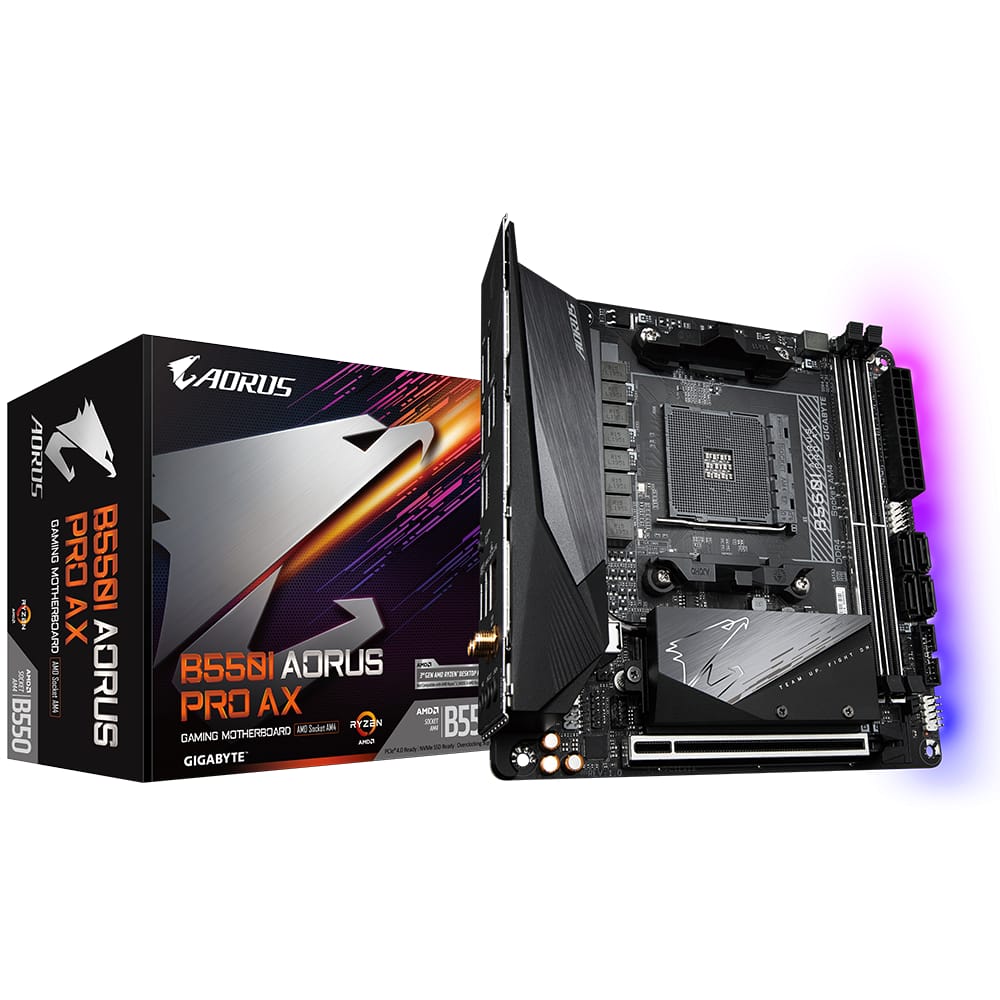 Placă de bază GIGABYTE B550I AORUS PRO AX Socket AM4 Mini-ITX