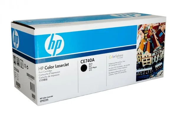 Toner HP CE740A Black 7K Original Negru - imagine 2