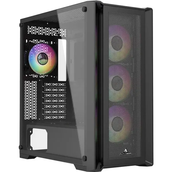 Carcasă ALPHAGEAR Purifier V2 RGB Mid Tower Negru