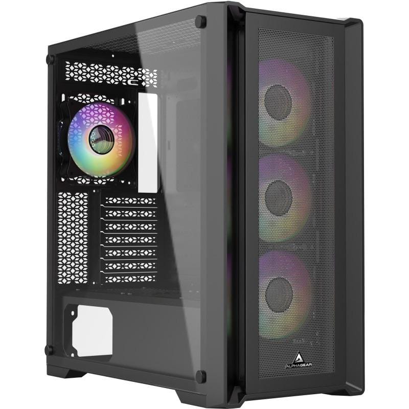 Carcasă ALPHAGEAR Purifier V2 RGB Mid Tower Negru