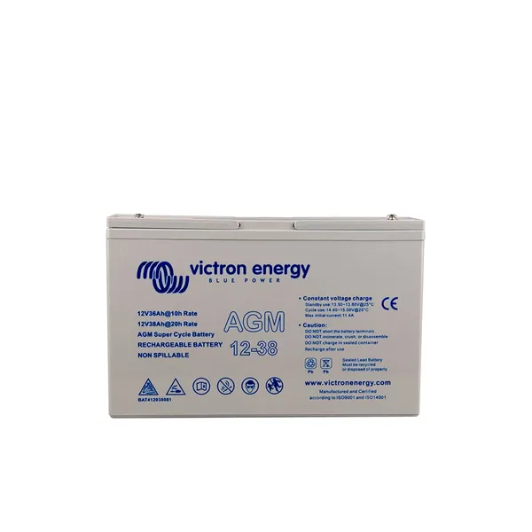 Acumulator Deep Cycle AGM VICTRON ENERGY 12V-38Ah BAT412350084