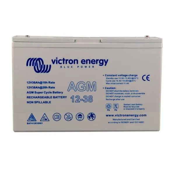 Acumulator Deep Cycle AGM VICTRON ENERGY 12V-38Ah BAT412350084 - imagine 3