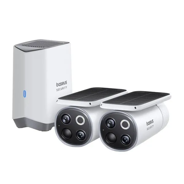 Cameră de Supraveghere BASEUS S1 Pro 3K Dual Alb 16GB - imagine 2