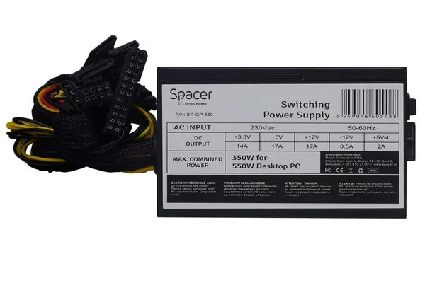 Sursă PC SPACER SP-GP-550 350W PFC Pasiv - imagine 3