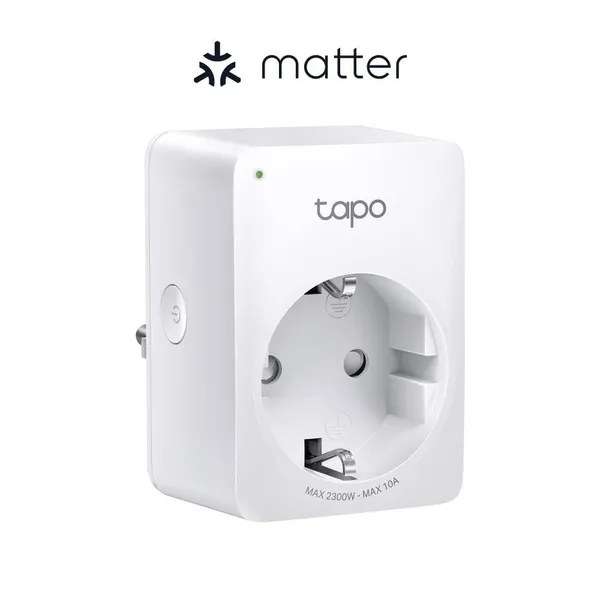 Priză inteligentă TP-LINK Tapo P100M Matter WiFi Alb - imagine 10