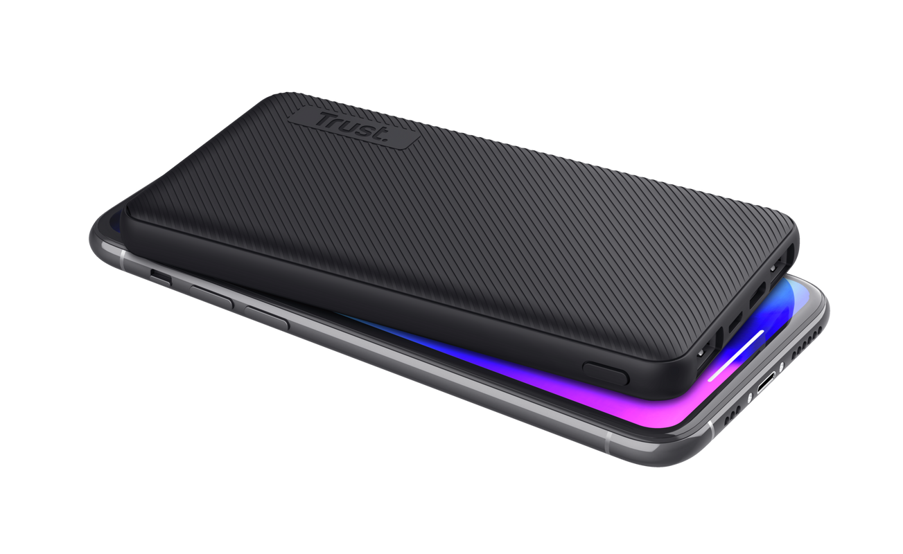 Baterie Externă TRUST Primo Ultra Thin Eco 10000mAh Negru TR-24678 - imagine 4