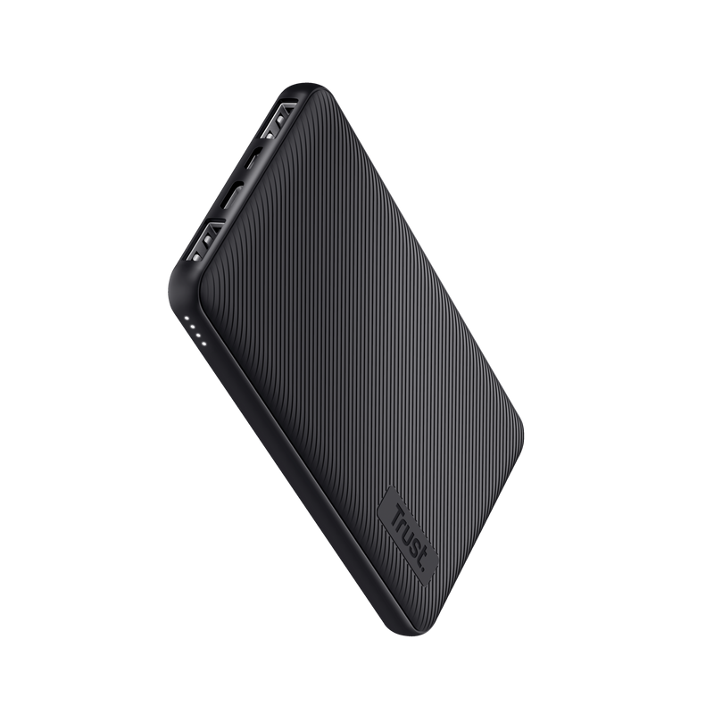 Baterie Externă TRUST Primo Ultra Thin Eco 10000mAh Negru TR-24678 - imagine 2