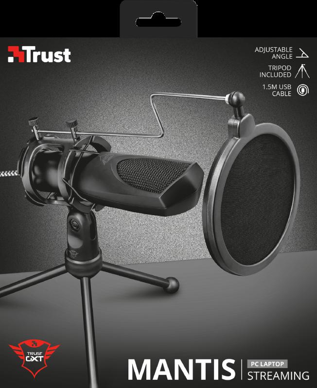Microfon TRUST GXT 232 Mantis Streaming USB Negru TR-22656 - imagine 8