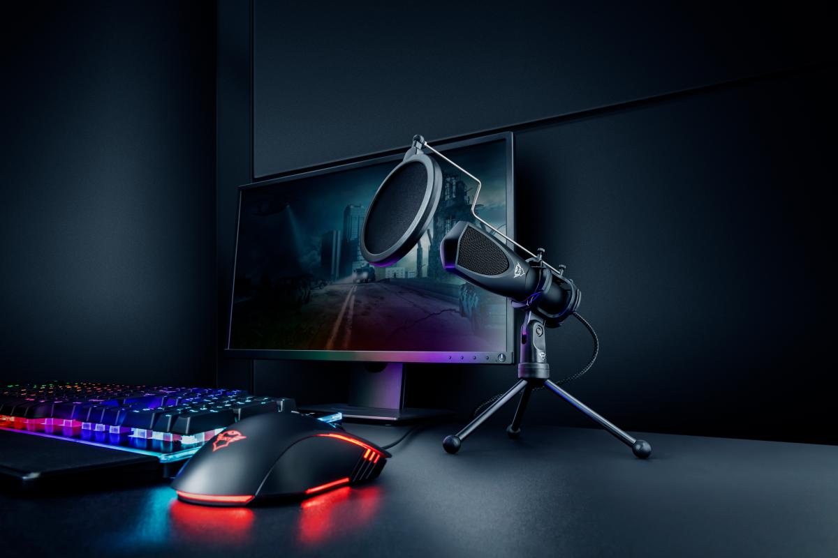 Microfon TRUST GXT 232 Mantis Streaming USB Negru TR-22656 - imagine 9