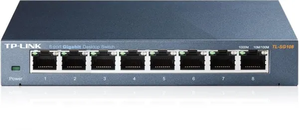 Switch TP-LINK TL-SG108 8 Porturi Gigabit Ethernet - imagine 4