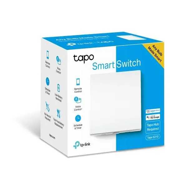 Întrerupător Inteligent TP-LINK TAPO S210 Necesită Hub