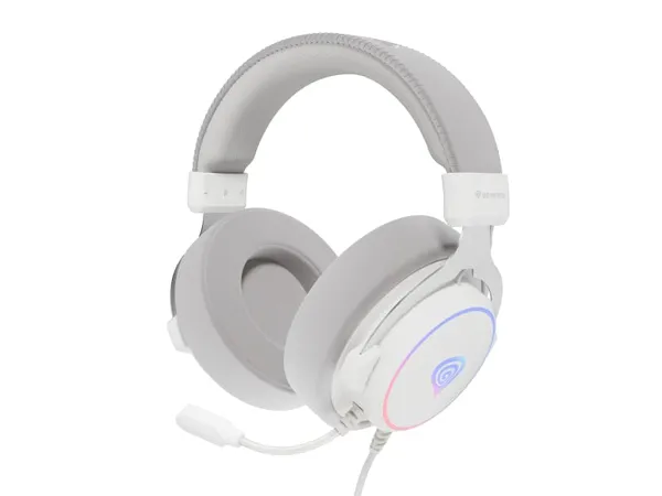 Căști Gaming GENESIS Neon 764 7.1 Surround RGB Alb