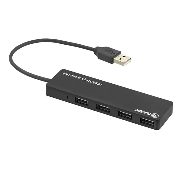 Hub USB TELLUR Basic 4 Porturi USB 2.0 Negru TLL321041