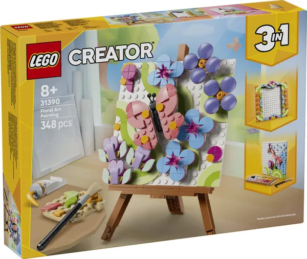 Tablou Decorativ cu Artă Florală LEGO 31390 - imagine 3