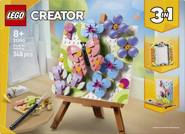 Tablou Decorativ cu Artă Florală LEGO 31390 - imagine 2